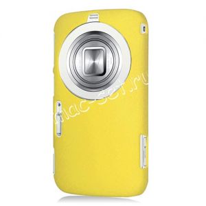 Чехол-накладка пластиковый для Samsung Galaxy K Zoom C115 (желтый)