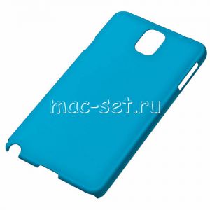 Чехол-накладка пластиковый для Samsung Galaxy Note 3 N900 (голубой)