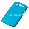 Чехол-накладка пластиковый для Samsung Galaxy S3 I9300 (голубой)