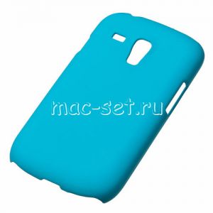 Чехол-накладка пластиковый для Samsung Galaxy S3 mini I8190 (голубой)