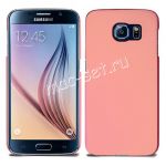 Чехол-накладка пластиковый для Samsung Galaxy S6 G920F (розовый)