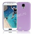 Чехол-накладка пластиковый для Samsung Galaxy S4 I9500 ультратонкий (сиреневый)