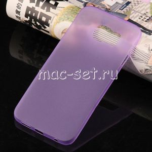 Чехол-накладка пластиковый для Samsung Galaxy S6 G920F ультратонкий (сиреневый)