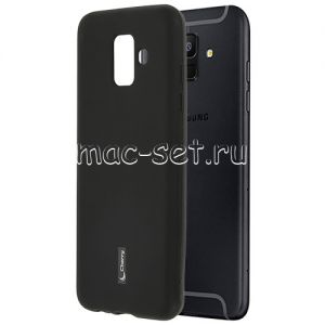 Чехол-накладка силиконовый для Samsung Galaxy A6 (2018) A600 (черный) Cherry
