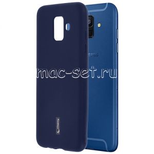 Чехол-накладка силиконовый для Samsung Galaxy A6 (2018) A600 (синий) Cherry
