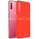 Чехол-накладка силиконовый для Samsung Galaxy A7 (2018) A750 (красный) Cherry