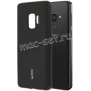 Чехол-накладка силиконовый для Samsung Galaxy S9 G960 (черный) Cherry