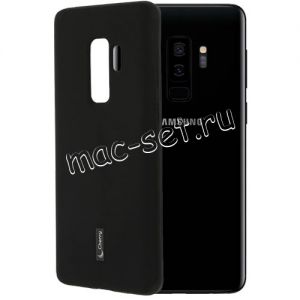 Чехол-накладка силиконовый для Samsung Galaxy S9+ G965 (черный) Cherry