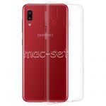 Чехол-накладка силиконовый для Samsung Galaxy A20 A205 (прозрачный 0.5мм)