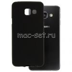 Чехол-накладка силиконовый для Samsung Galaxy A3 (2016) A310 (черный 1.2мм)