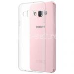 Чехол-накладка силиконовый для Samsung Galaxy A3 A300 (прозрачный 1.0мм)