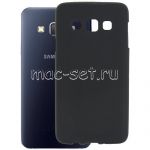 Чехол-накладка силиконовый для Samsung Galaxy A3 A300 (черный 1.2мм)