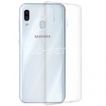 Чехол-накладка силиконовый для Samsung Galaxy A30 A305 (прозрачный 1.0мм)