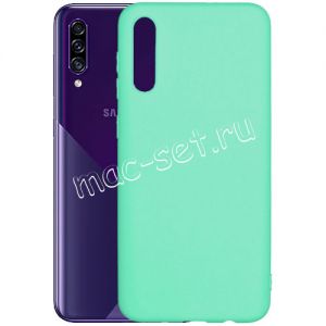 Чехол-накладка силиконовый для Samsung Galaxy A30s A307 (бирюзовый 1.0мм) матовый