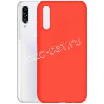Чехол-накладка силиконовый для Samsung Galaxy A30s A307 (красный 1.0мм) матовый