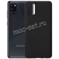 Чехол-накладка силиконовый для Samsung Galaxy A31 A315 (черный 1.0мм) матовый