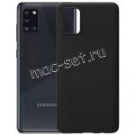 Чехол-накладка силиконовый для Samsung Galaxy A31 A315 (черный 1.0мм) матовый