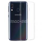 Чехол-накладка силиконовый для Samsung Galaxy A40 A405 (прозрачный 0.5мм)