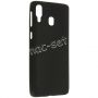 Черный матовый чехол на Самсунг А40