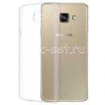 Чехол-накладка силиконовый для Samsung Galaxy A5 (2016) A510 (прозрачный 1.0мм)