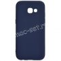 Чехол-накладка силиконовый для Samsung Galaxy A5 (2017) A520 (синий 1.0мм) матовый