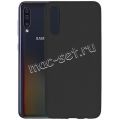 Чехол-накладка силиконовый для Samsung Galaxy A50 A505 (черный 1.0мм) матовый
