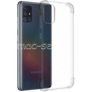 Чехол-накладка силиконовый для Samsung Galaxy A51 A515 (прозрачный 1.5мм) противоударный