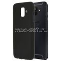 Чехол-накладка силиконовый для Samsung Galaxy A6 (2018) A600 (черный 1.2мм)