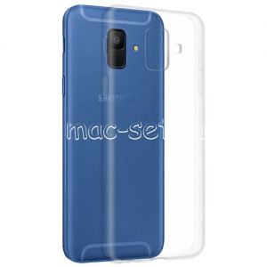Чехол-накладка силиконовый для Samsung Galaxy A6 (2018) A600 (прозрачный) iBox Crystal