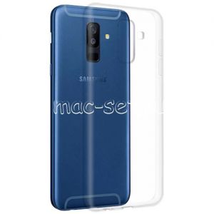 Чехол-накладка силиконовый для Samsung Galaxy A6+ (2018) A605 (прозрачный 1.0мм)