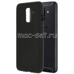 Чехол-накладка силиконовый для Samsung Galaxy A6+ (2018) A605 (черный 1.2мм)