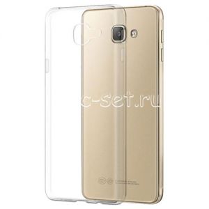Чехол-накладка силиконовый для Samsung Galaxy A7 (2016) A710 (прозрачный 0.5мм)