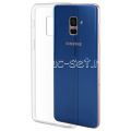 Чехол-накладка силиконовый для Samsung Galaxy A8+ (2018) A730 (прозрачный 0.5мм)