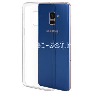 Чехол-накладка силиконовый для Samsung Galaxy A8+ (2018) A730 (прозрачный 0.5мм)