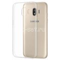 Чехол-накладка силиконовый для Samsung Galaxy J2 (2018) J250 (прозрачный 1.0мм)