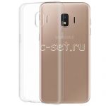 Чехол-накладка силиконовый для Samsung Galaxy J2 core J260 (прозрачный 1.0мм)