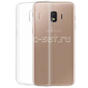 Чехол-накладка силиконовый для Samsung Galaxy J2 core J260 (прозрачный 1.0мм)