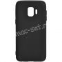 Черный матовый чехол soft-touch для Samsung Galaxy J2 core J260