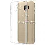 Чехол-накладка силиконовый для Samsung Galaxy J4 (2018) J400 (прозрачный 1.0мм)