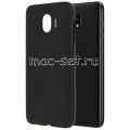 Чехол-накладка силиконовый для Samsung Galaxy J4 (2018) J400 (черный 1.2мм)