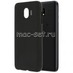 Чехол-накладка силиконовый для Samsung Galaxy J4 (2018) J400 (черный 1.2мм)