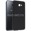 Чехол-накладка силиконовый для Samsung Galaxy J4+ J415 (черный 1.2мм)