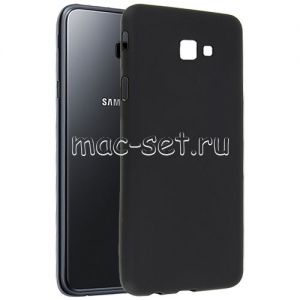 Чехол-накладка силиконовый для Samsung Galaxy J4+ J415 (черный 1.2мм)