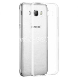 Чехол-накладка силиконовый для Samsung Galaxy J5 (2016) J510 (прозрачный 0.5мм)