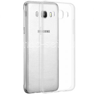 Чехол-накладка силиконовый для Samsung Galaxy J5 (2016) J510 (прозрачный 1.0мм)