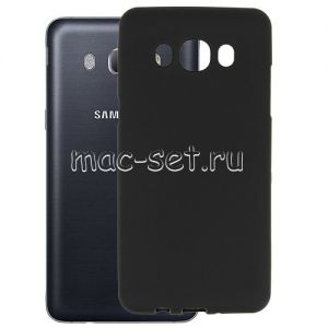 Чехол-накладка силиконовый для Samsung Galaxy J5 (2016) J510 (черный 1.2мм)