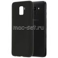 Чехол-накладка силиконовый для Samsung Galaxy J6 (2018) J600 (черный 1.2мм)