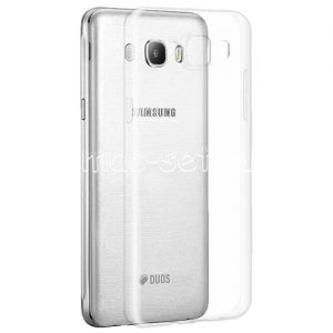 Чехол-накладка силиконовый для Samsung Galaxy J7 (2016) J710 (прозрачный 0.5мм)