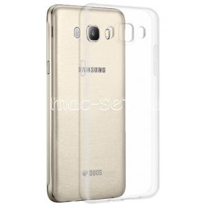 Чехол-накладка силиконовый для Samsung Galaxy J7 (2016) J710 (прозрачный 1.0мм)