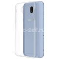 Чехол-накладка силиконовый для Samsung Galaxy J7 (2017) J730 (прозрачный 1.0мм)